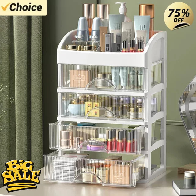 CZSAE Make-up Aufbewahrungsbox mit 5 Schubladen in Weiß - Bild 1