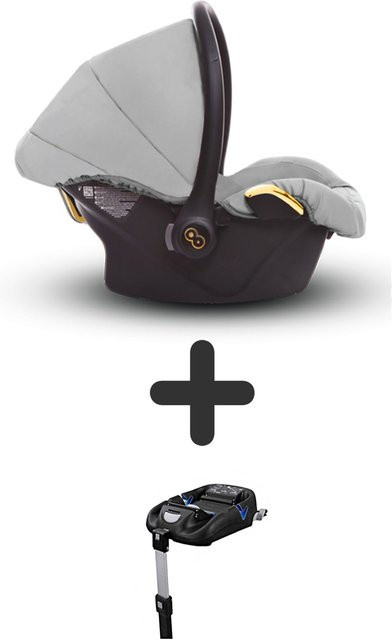 TPFLiving Babyschale Ultra Stoff Zen Gold mit Isofix - Bild 1