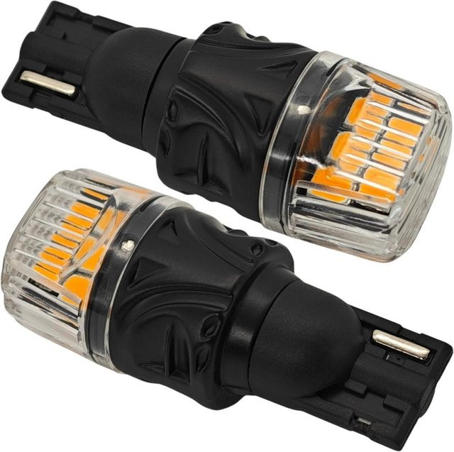 motoLEDy 2 Stück W16W LED T15 12V Canbus Leuchtmittel Orange 1000lm - Bild 1