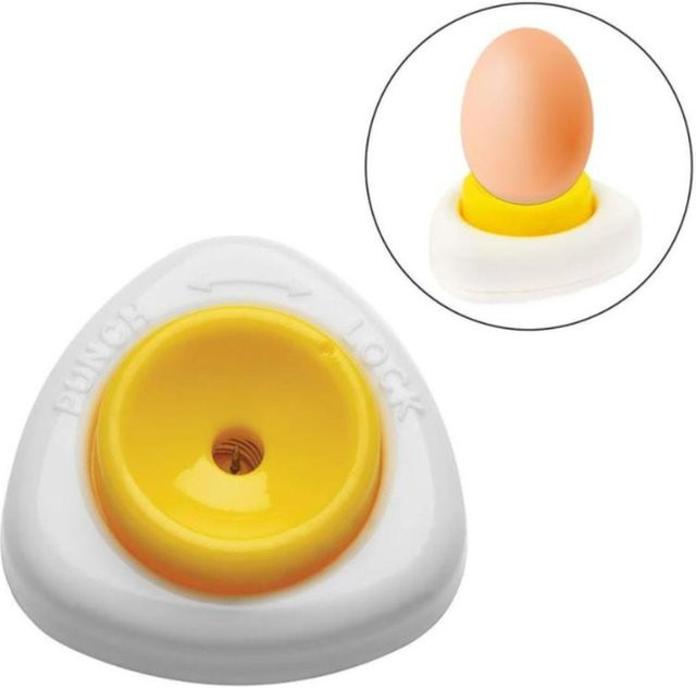 HUXUAN Ei-Piercer Loch-Separator in Weiß für die Bäckerei und Küche - Bild 1