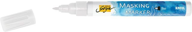 KREUL Solo Goya Masking Marker Fine in Weiß mit 1-2 mm Strichstärke - Bild 1