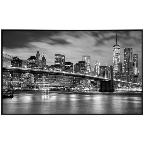papermoon Infrarotheizung EcoHeat Brooklyn Bridge Schwarz Weiss mit Matt-Effekt und App-Steuerung - Bild 2