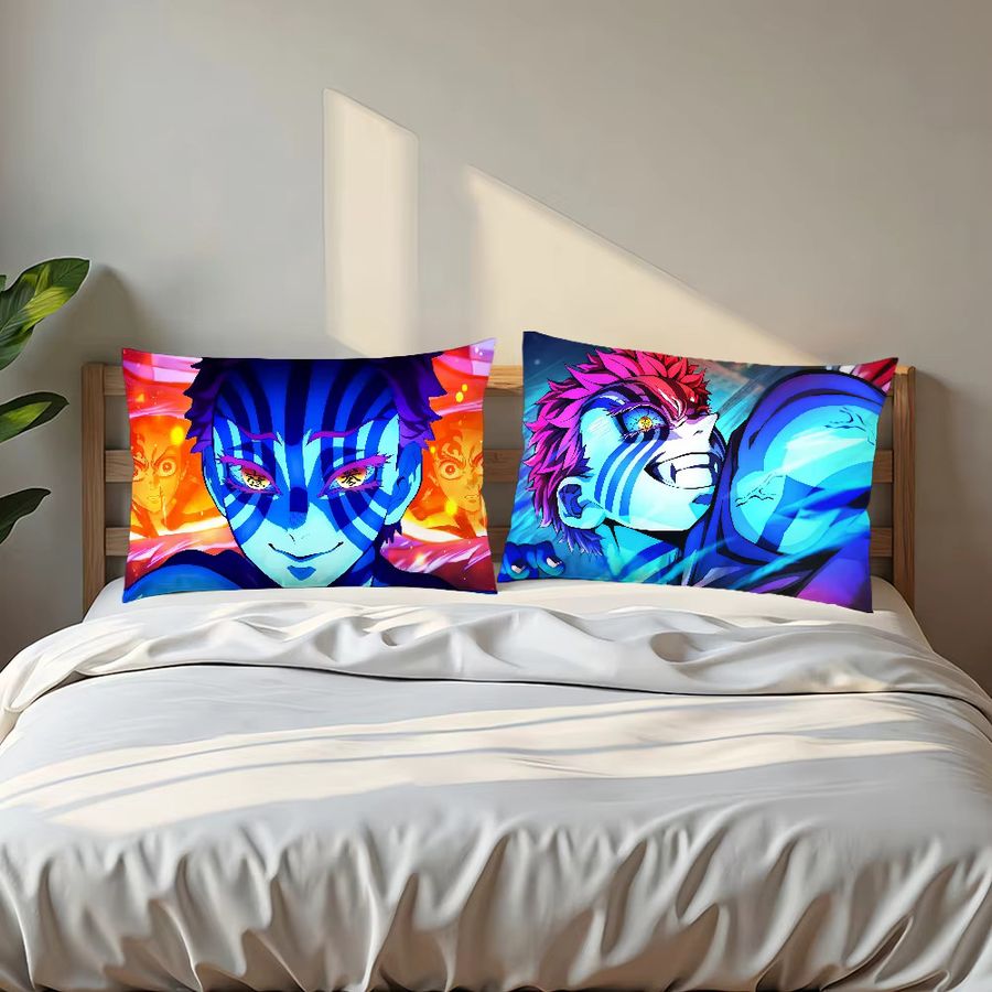 Sanrio Anime Kunst Kissenbezug D-Demon S-Slayer Multicolor, rechteckiger Kissenbezug für Sofa und Wohnzimmer - Bild 5