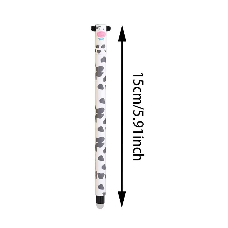 12er Set Cartoon Kugelschreiber mit niedlichen Tier-Motiven, blaue Tinte 0,7 mm, bunte Geschenkstifte für Kinder und Klassenfeiern - Bild 2