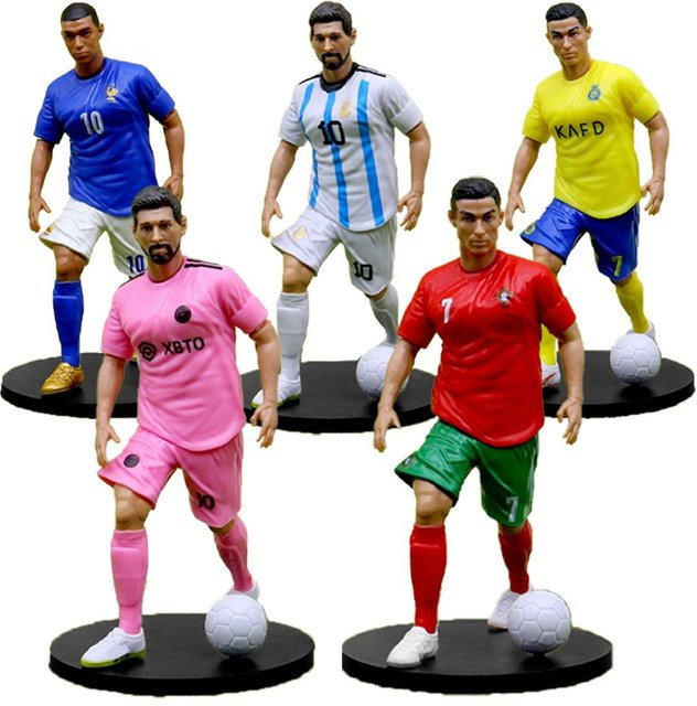 Fußballstar Modellpuppen Cartoon, Actionfigur, 1-8-teiliges Set, ab 14 Jahren - Bild 1