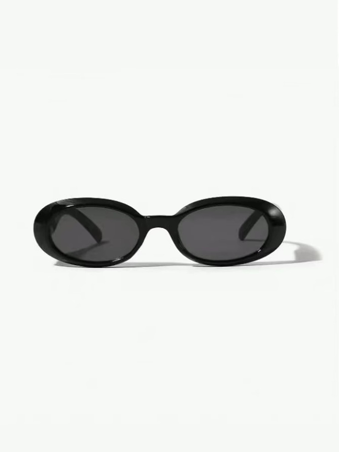 CAIPAI Sonnenbrille, oval, Vollrand, Kunststoff, schwarz, Damen - Bild 2