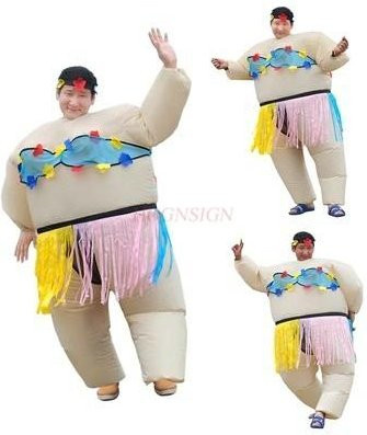Binchi Gardens Hula Tanz Aufblasbare Kleidung, Kostüm, ab 3 Jahre - Bild 1
