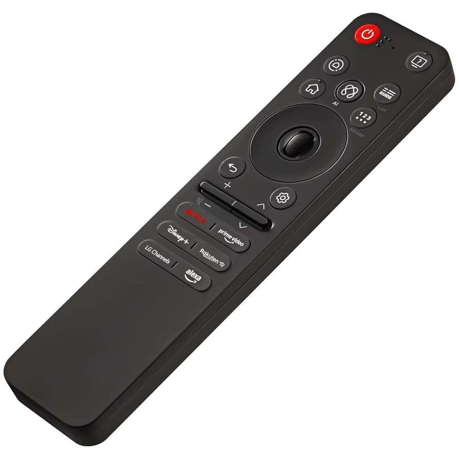 LG MR25GA Magic Remote Fernbedienung in Schwarz mit AI Voice, Motion Pointer und Alexa Kompatibilität für LG Fernseher Modelljahr 2025 - Bild 4