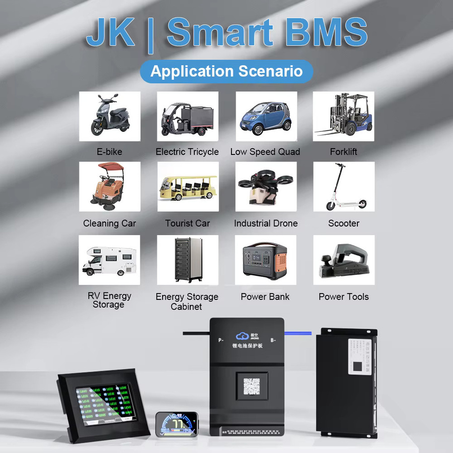 JIKONG LCD Touch Screen Display für Smart BMS JK BMS in Schwarz - Bild 3