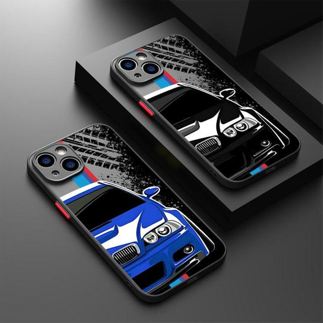 MSports BWCar Handyhülle für iPhone in Multicolour mit mattem Cover - Bild 1
