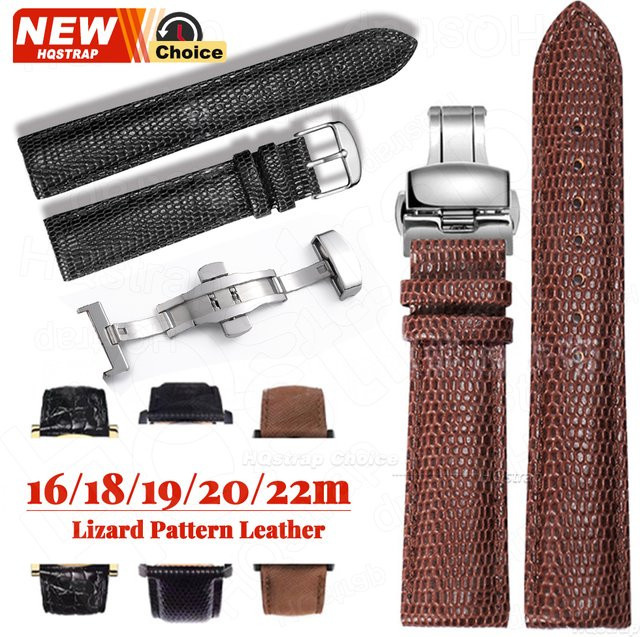 HQstrap Armband, Leder, Eidechsenmuster, Unisex - Bild 1