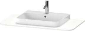 Duravit Waschtisch-Konsole Happy D.2 Plus in Weiß Seidenmatt mit 1 Ausschnitt, B: 100 cm, T: 55 cm - Bild 1