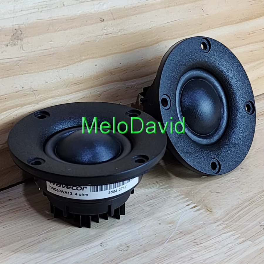 Wavecor TW030WA13 Hiend 30-mm-Seidenkalotten-Neodym-Hochtöner, 2er-Set, Schwarz, 4 Ohm, 100 W - Bild 3