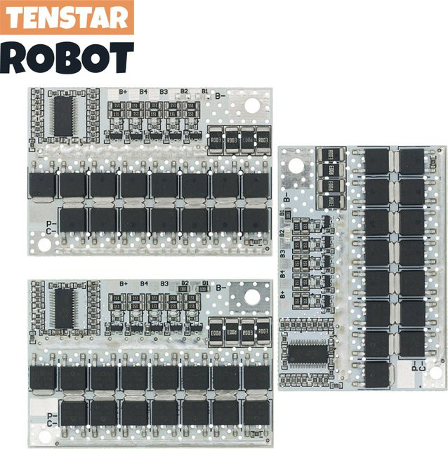 TENSTAR ROBOT BMS Schutzplatine für ternäre Lithium-Polymer-Batterien 18V 21V 100A 3s/4s/5s mit Ausgleichsladefunktion - Bild 1
