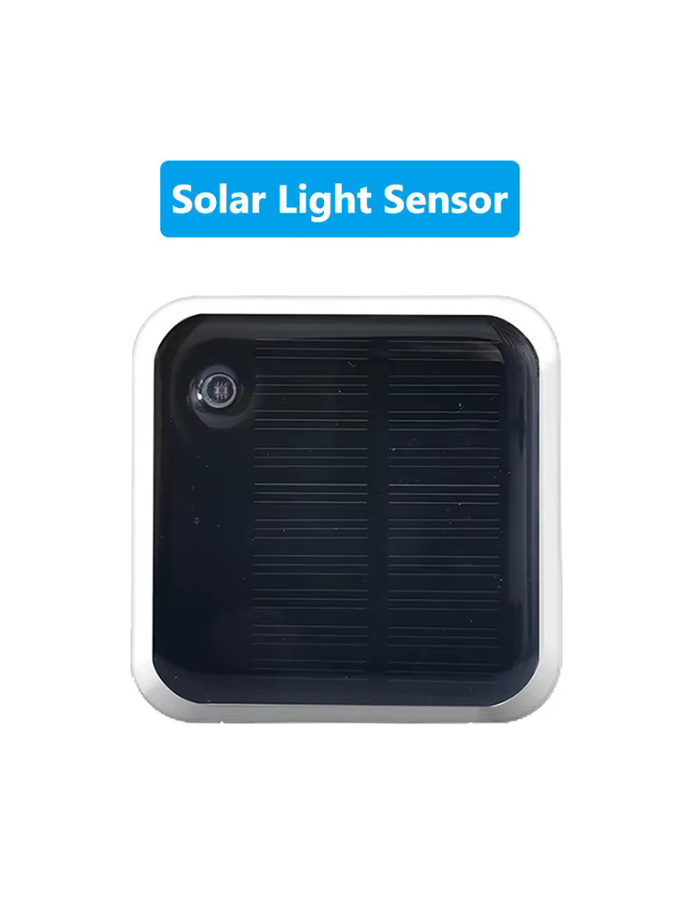 Luxuglow Tuya Zigbee Solarlichtsensor in Weiß, IP65 wasserdichter Helligkeitsdetektor für den Außenbereich mit Echtzeit-Luminanzüberwachung - Bild 4