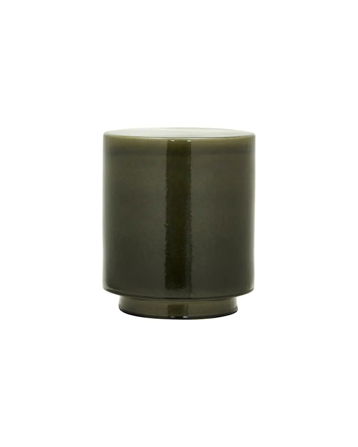 House Doctor Beistelltisch Thea aus Keramik grau rund Durchmesser: 41 cm - Bild 1