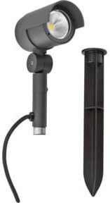 EVN Lichttechnik LED-Gartenstrahler Anthrazit mit Erdspieß, 15W, 934lm, Warmweiß, 3000K - Bild 1