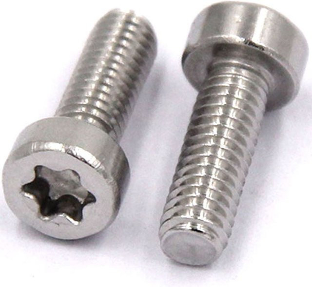 FASTKING Torx Flachkopfschrauben ISO14580 aus Edelstahl SS304 A2-70 in Silber - Bild 1