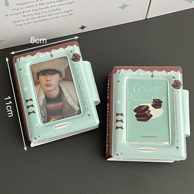 WHPHous Tragbare PVC Kartenaufbewahrungstasche mit einem Fach für Fotos und Karten, Breite: 7,6 cm - Bild 1