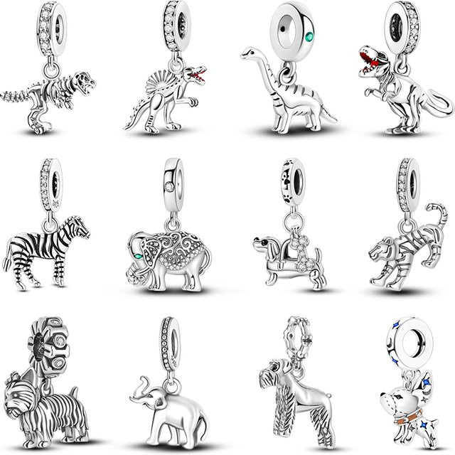 Qikaola Charms 925 Silber, Tierfiguren, Unisex - Bild 1