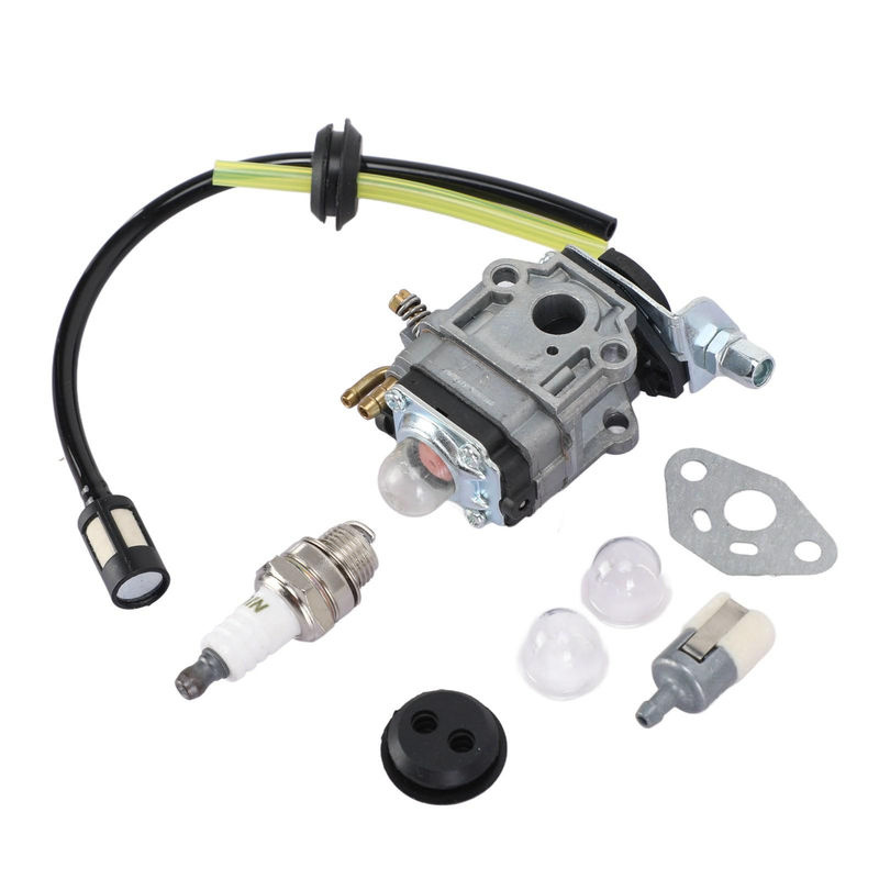 Rasenmäher-Vergaser-Kit mit Zündkerze und Filterleitung für TH23 TH26 TH34 23CC 25CC 26CC 33CC 35CC - Bild 2