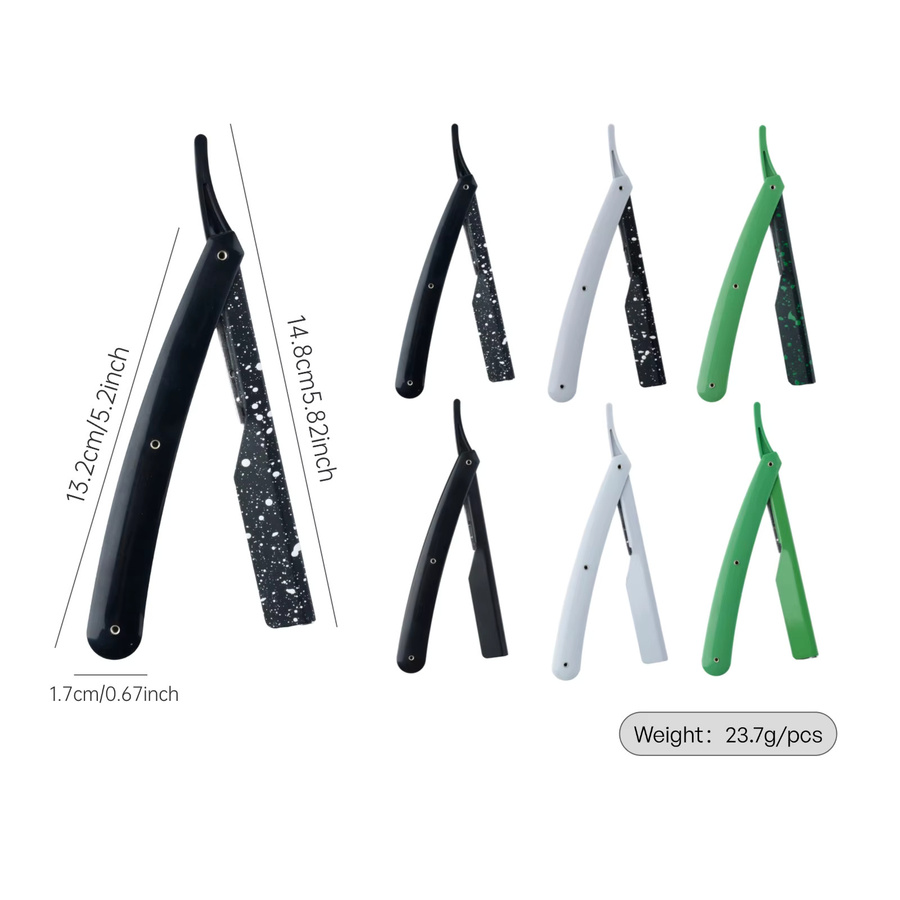 CestoMen Rasiermesserhalter für Herren, Edelstahl, Bartpflege-Werkzeug - Bild 6
