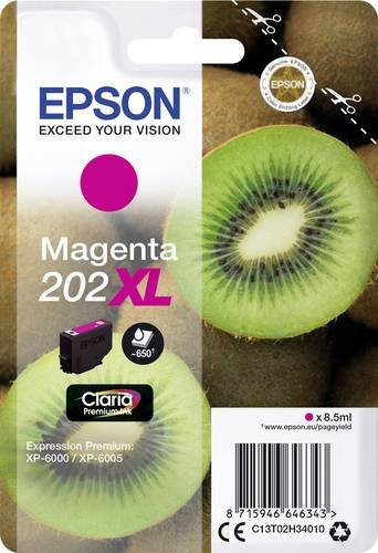 Epson Original Druckerpatrone 202XL Magenta C13T02H34010 für Expression Premium XP-6000, XP-6100, XP-6105 und XP-6005 - Bild 1