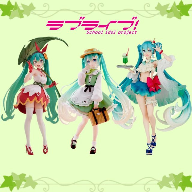 Bandai Hatsune Miku Actionfigur, Wunderland Däumelinchen-Version, Kunststoff - Bild 1
