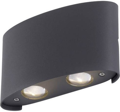 Paul Neuhaus LED-Wandleuchte Carlo Up-Down Außenleuchte Anthrazit IP54 - Bild 1