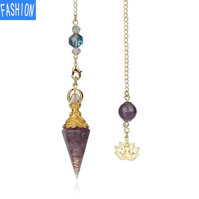 S Jewelry Maker Anhänger Amethyst, vergoldet, Messing, Unisex - Bild 1