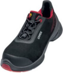 uvex 1 G2 ESD Sicherheitshalbschuhe S3 in Rot-Schwarz, Größe 42 - Bild 1