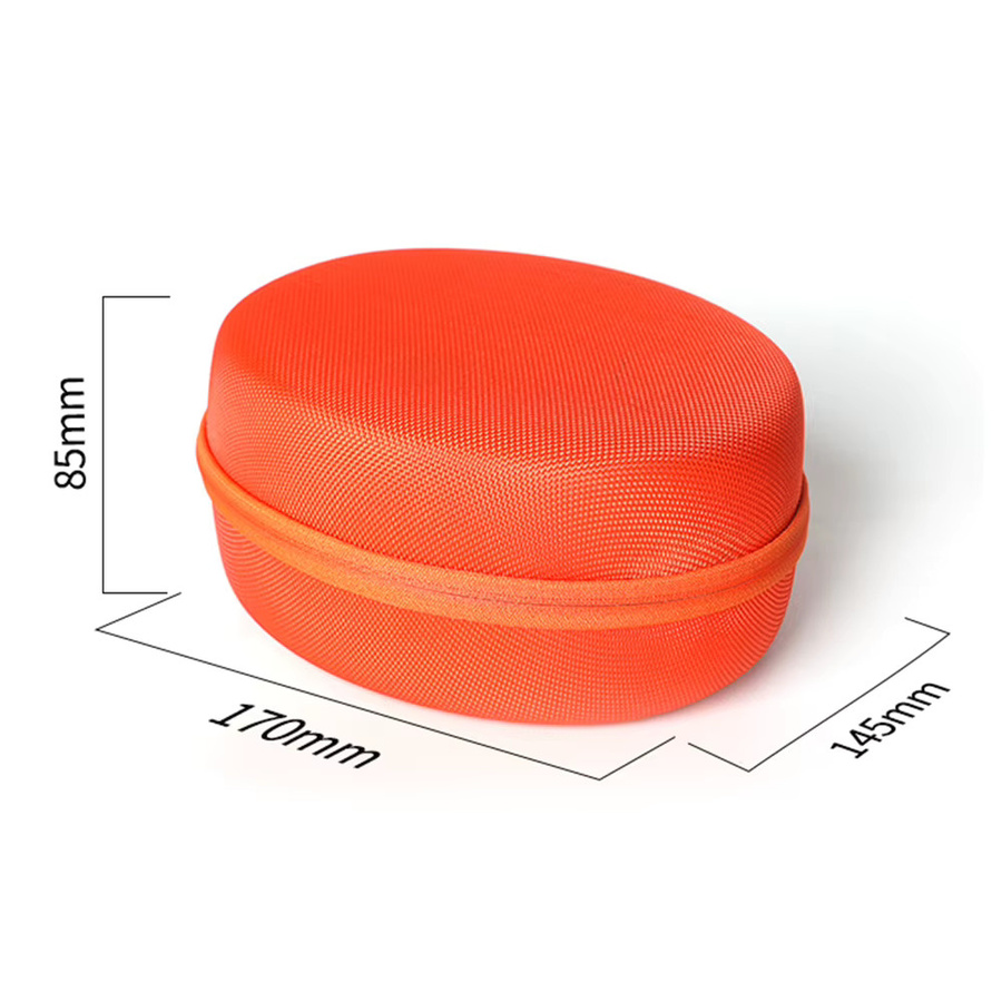 ALLOET EVA Hartschalen-Tragetasche in Orange: Stoßfeste und wasserdichte Kopfhörer-Tasche für Sony WH-1000XM5, WH-CH720N und WH-CH520 - Bild 5