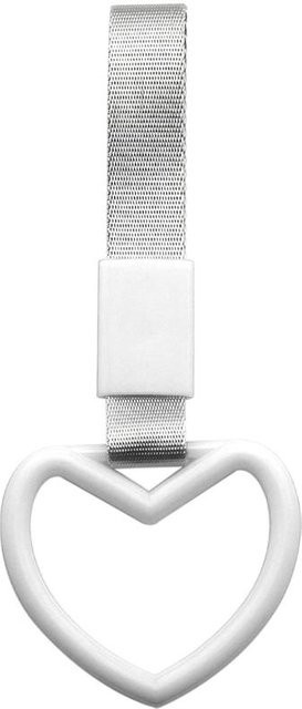 Tsurikawa Ring Herz, weiß, Unisex - Bild 1