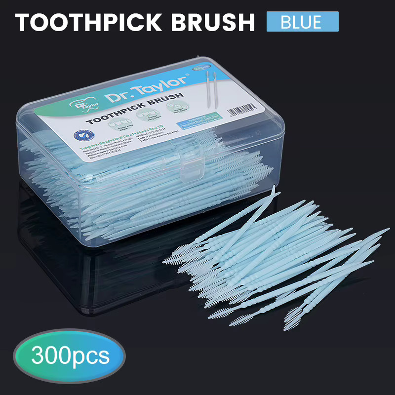 JIECARE Interdentalbürste, doppelseitig, 300 Stück - Bild 2