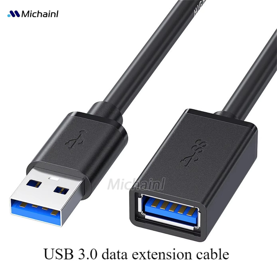 MINGCVIL USB 3.0 Verlängerungskabel in Schwarz für PC, Laptop, TV und Drucker - Bild 5