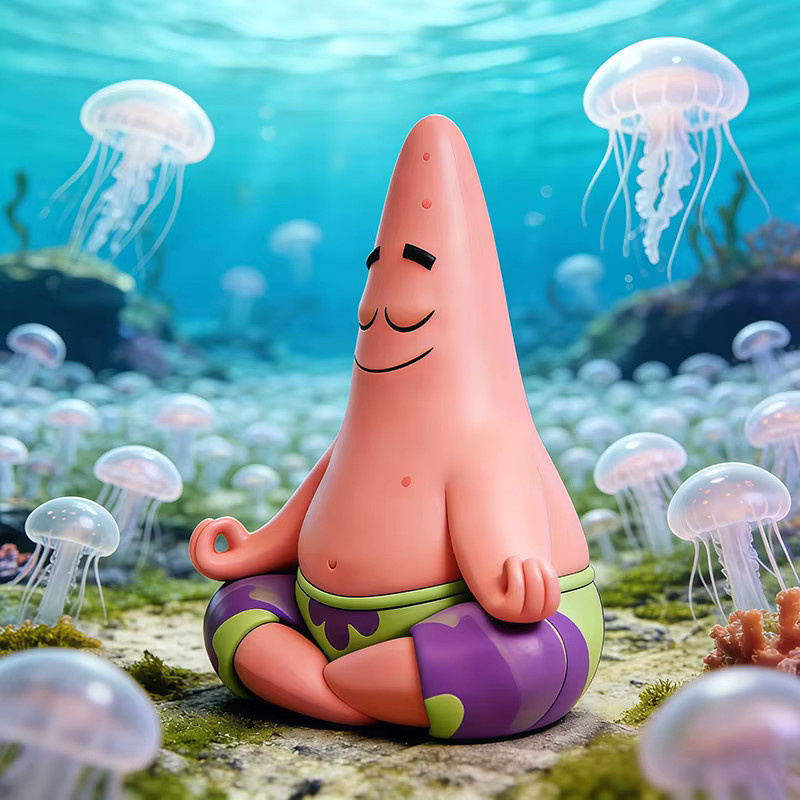 Bandai Spongebob Patrick Star Figuren, Einzelfigur, Meerestiere - Bild 2