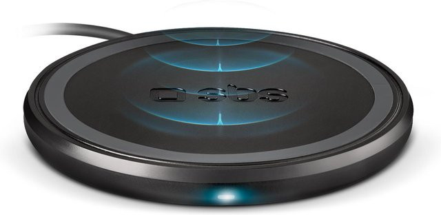 TEWIRELESSUF10W Qi-Ladegerät SBS Drahtlose Ladebasis mit 10W USB-C Anschluss in Schwarz - Bild 1