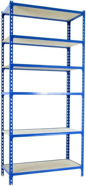 PROREGAL Schwerlastregal Giant Muli mit 6 verstellbaren Fachböden, Blau, H x B x T: 250 x 90 x 50 cm - Bild 1
