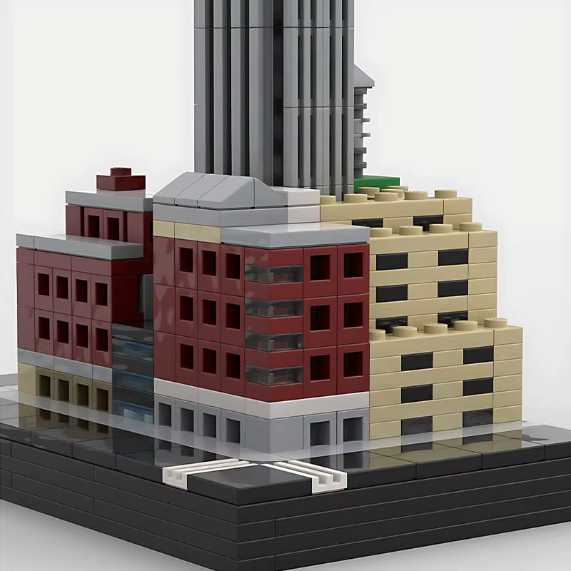 MOCREBRICKS Steinway Tower Wolkenkratzer, Baustein-Modell - Bild 2