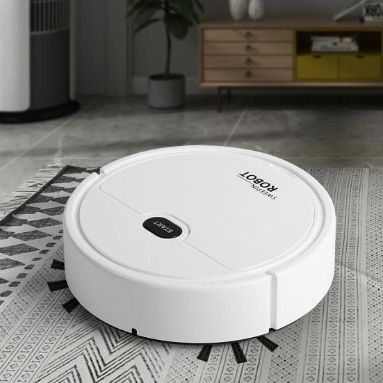 SUNJOY HOUSE Roboterstaubsauger in Rosa und Weiß mit starker Saugkraft, Hindernisvermeidung und geräuscharmem Betrieb in mehreren Reinigungsmodi - Bild 2
