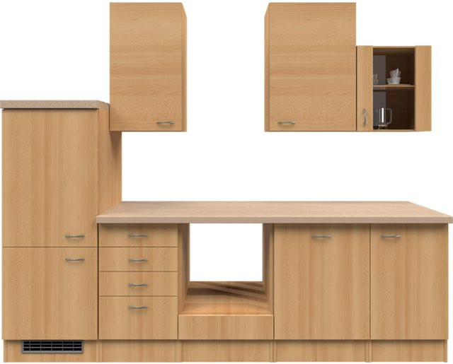 Flex-Well Küchenzeile Nano ohne Elektrogeräte L-280-2305-014 Breite: 280 cm - Bild 1