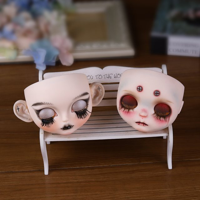 Blyth 1/6 Puppe, leere Make-up-Grundplatte, DIY, mattiertes Gesicht - Bild 1