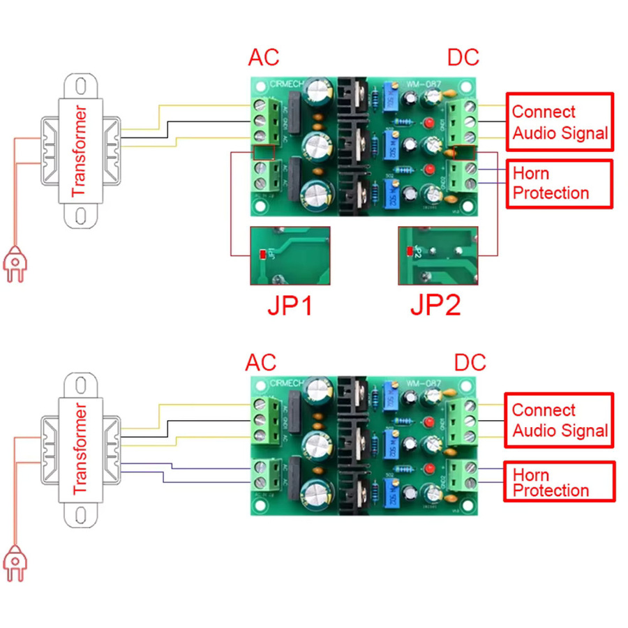 Einstellbares Step-Down Buck-Spannungswandler Modul LM317 LM337 Spannungsstabilisator Power Board in Grün - Bild 2