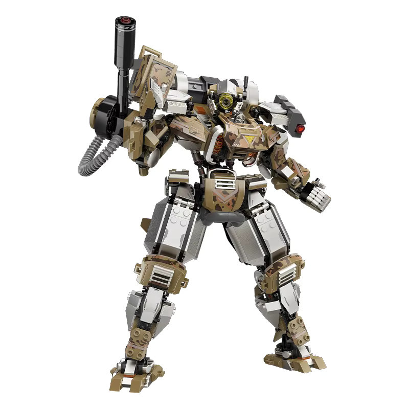 M MENBIS Battle Mecha Bausteine Roboter Modell Set mit 600 Teilen in Mehrfarbig - Bild 5