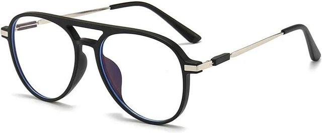 Dote Lesebrille, quadratisch, Vollrand, Kunststoff, Unisex, transparent, black - Bild 1