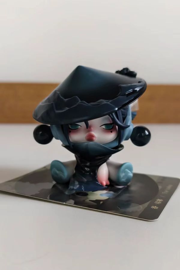 POP MART Skullpanda Die Tinte Pflaumenblüte Serie Blind Box Anime Figur - Bild 3