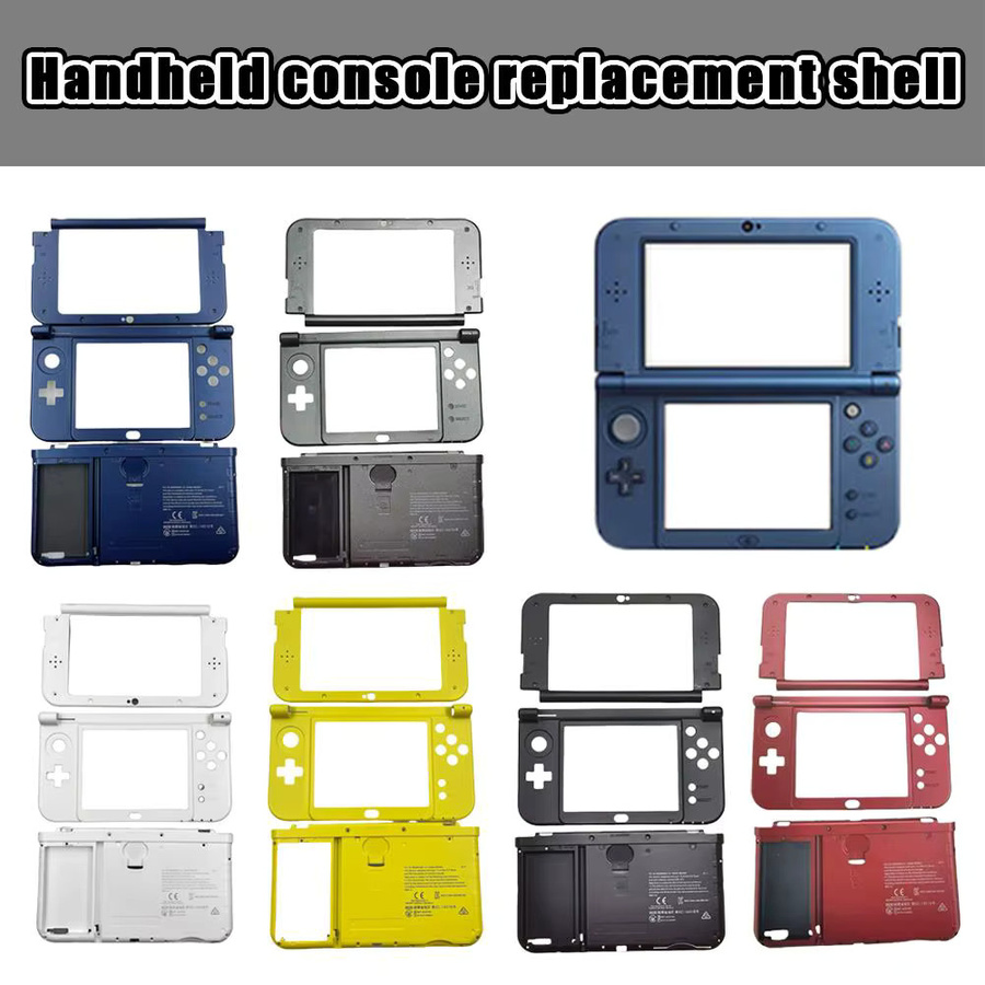Komplettes Ersatzgehäuse-Set für Nintendo New 3DS XL LL Spielkonsole inklusive Tasten in Blau - Bild 1