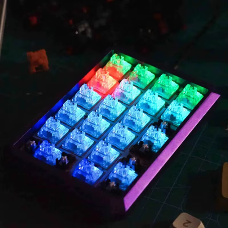 TTC Frozen Silent Switch V2 Mechanische Tastatur Schalter Transparent mit Linearschalter und RGB-Kompatibilität - Bild 3
