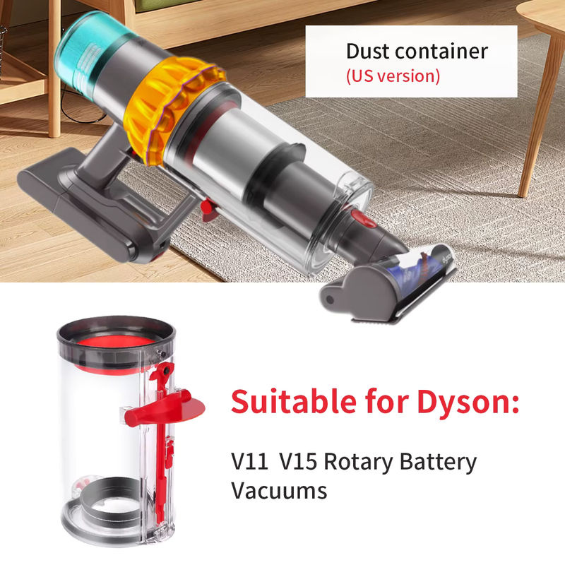 Dyson Ersatz-Staubbehälter für kabellose Staubsauger V11 V15 SV14 SV15 SV22 in Transparent - Bild 5