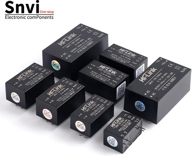 Snvi HLK AC DC Wandler Netzteilmodul Isoliert 4-Pin Schwarz - Bild 1